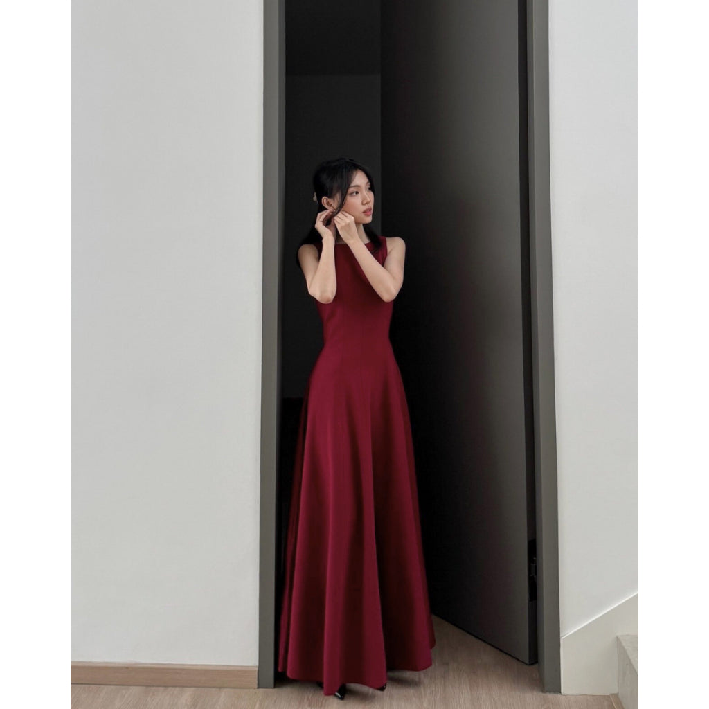 D-0264 Reversible Maxi Dress | Dress Panjang Wanita Formal Party