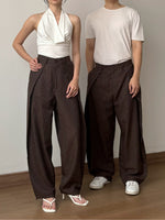 Load image into Gallery viewer, Kadaka Nusa Trousers | Unisex Striped Barrel Pants | Celana Panjang Unisex | Modern Heritage Collection B-0235
