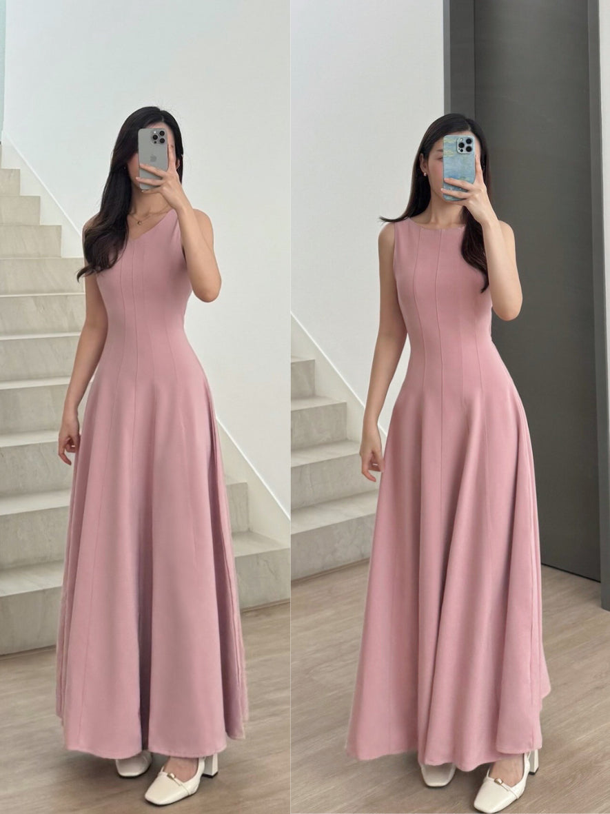 D-0264 Reversible Maxi Dress | Dress Panjang Wanita Formal Party