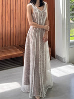 Load image into Gallery viewer, Kadaka D-0267 Maxi Lace Reversible Party Dress | Dress Panjang Brukat Wanita
