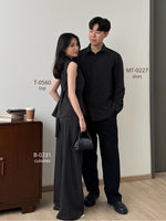 Load image into Gallery viewer, Kadaka T-0560 Sleeveless Shirt Top Stripes | Atasan Wanita Kerah Tanpa Lengan
