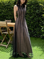 Load image into Gallery viewer, Kadaka D-0267 Maxi Lace Reversible Party Dress | Dress Panjang Brukat Wanita
