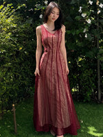 Load image into Gallery viewer, Kadaka D-0267 Maxi Lace Reversible Party Dress | Dress Panjang Brukat Wanita
