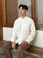 Load image into Gallery viewer, Kadaka Couple Group Family Outfit | CNY Imlek Cheongsam Top Dress Outer and Men Shirt | Season of Luck Collection (1)
