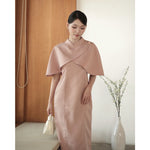 Load image into Gallery viewer, Kadaka Couple Group Family Outfit | CNY Imlek Cheongsam Top Dress Outer and Men Shirt | Season of Luck Collection (1)
