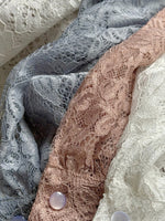 Load image into Gallery viewer, Kadaka T-0564 CNY Imlek Cheongsam Long Sleeve Lace Top with Neck Scarf | Atasan Lengan Panjang Brukat Wanita
