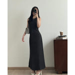 Load image into Gallery viewer, Kadaka D-0266 Maxi Dress Stripes with Adjustable Waist | Dress Panjang Wanita
