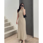 Load image into Gallery viewer, Kadaka D-0266 Maxi Dress Stripes with Adjustable Waist | Dress Panjang Wanita
