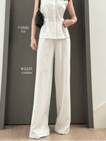 Load image into Gallery viewer, Kadaka B-0231 Highwaisted Culotte Stripes | Celana Kulot Wanita Stripes
