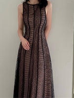 Load image into Gallery viewer, Kadaka D-0267 Maxi Lace Reversible Party Dress | Dress Panjang Brukat Wanita
