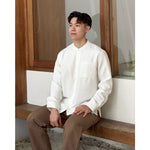 Load image into Gallery viewer, Kadaka MT-0228 Longsleeve Men Shirt with Embroidery Detail | Atasan Kemeja Pria
