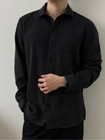 Load image into Gallery viewer, Kadaka MT-0227 Men Striped Long Sleeve Shirt | Kemeja Stripes Pria
