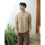 Load image into Gallery viewer, Kadaka MT-0228 Longsleeve Men Shirt with Embroidery Detail | Atasan Kemeja Pria
