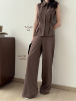 Load image into Gallery viewer, Kadaka B-0231 Highwaisted Culotte Stripes | Celana Kulot Wanita Stripes
