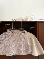 Load image into Gallery viewer, Kadaka O-0216 Brocade Cape Outer with Cheongsam Neckline | Luaran Outer Brukat Wanita
