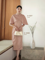 Load image into Gallery viewer, Kadaka O-0217 Cape Crop Outer | Luaran Outer Wanita
