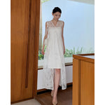 Load image into Gallery viewer, Kadaka O-0215 CNY Imlek Cheongsam Lace Sleeveless Long Outer with Side Slit | Luaran Outer Brukat Tanpa Lengan Wanita
