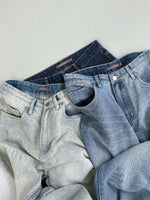 Load image into Gallery viewer, Kadaka Couple Group Family Outfit | Women and Men Loose Denim Pants |  Blue No. 1 Collection
