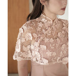 Load image into Gallery viewer, Kadaka Couple Group Family Outfit | CNY Imlek Cheongsam Top Dress Outer and Men Shirt | Season of Luck Collection (1)
