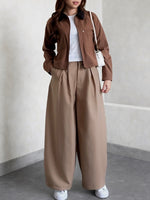 Load image into Gallery viewer, Kadaka Manhattan Pants | Pleated Barrel Pants | Celana Barrel Wanita | Brooklyn Collection B-0234
