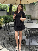 Load image into Gallery viewer, Kadaka Couple Outfit | Airflow Linen Top Blouse Skirt and Shirt | Cloud Nine Collection (2)
