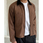 Muat gambar ke penampil Galeri, Kadaka Couple Outfit | Women and Men Outer with Corduroy Collar | Brooklyn Collection
