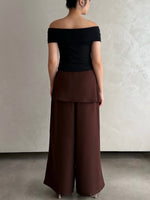 Load image into Gallery viewer, Kadaka B-0233 Skirt Layered Culottes | Celana Kulot Wanita detail Rok
