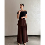 Load image into Gallery viewer, Kadaka B-0233 Skirt Layered Culottes | Celana Kulot Wanita detail Rok
