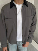 Muat gambar ke penampil Galeri, Kadaka Soho Jacket | Men Outer with Corduroy Collar | Jaket Pria | Brooklyn Collection MO-0112
