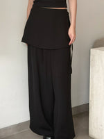 Load image into Gallery viewer, Kadaka B-0233 Skirt Layered Culottes | Celana Kulot Wanita detail Rok
