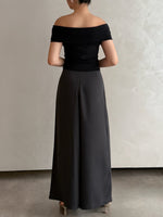Load image into Gallery viewer, Kadaka B-0209 Super Wide Leg Double Pleated Culottes | Celana Kulot Wanita

