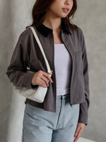 Muat gambar ke penampil Galeri, Kadaka Soho Jacket | Outer with Corduroy Collar | Jaket Wanita | Brooklyn Collection O-0218
