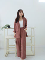 Muat gambar ke penampil Galeri, Kadaka S-0177 Set Blazer dan Culotte Wanita Bahan Flowy
