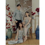 Muat gambar ke penampil Galeri, Kadaka S-0193 Set Lace Top With Satin Culotte Party CNY Imlek
