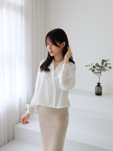 Kadaka T-0340 Blouse Long Sleeves Flowy