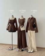 Load image into Gallery viewer, Kadaka D-0263 Maxi Dress with Side Pockets | Dress Panjang Wanita
