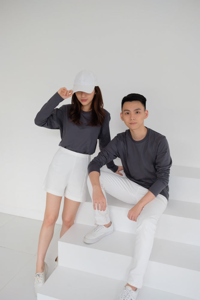 Kadaka U-0104 Kaos Long Sleeve Basic T-Shirt